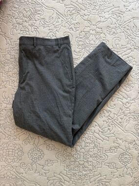 Lauren Ralph Lauren Men’s Gray Plaid Dress Pants